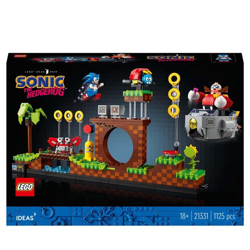 LEGO® Ideas 21331 Sonic The Hedgehog™ Green Hill Zone État correct LEGO Ideas reconditionné disponible sur Fnac