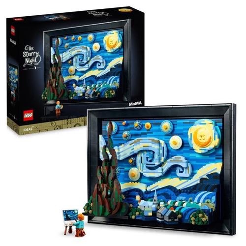 LEGO Ideas 21333 Vincent Van Gogh - La Nuit Étoilée, Reproduction de Tableau sur Toile État correct reconditionné disponible sur Fnac