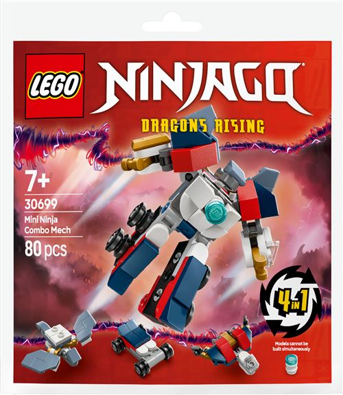 LEGO® Ninjago® 30699 Le mini robot-combo ninja État correct LEGO Ninjago reconditionné disponible sur Fnac