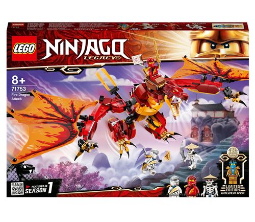 LEGO® Ninjago® 71753 L'attaque du dragon de feu État correct LEGO Ninjago reconditionné disponible sur Fnac
