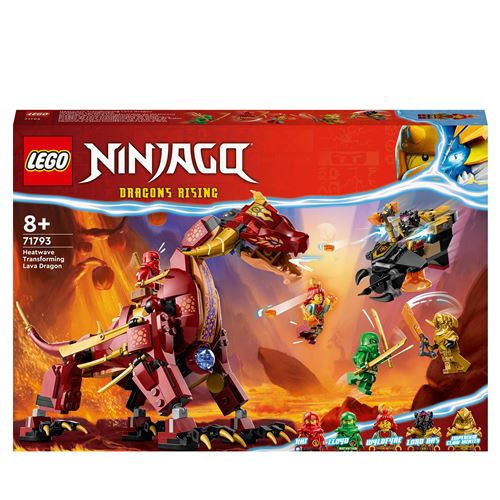 LEGO® Ninjago 71793 Le Dragon de Lave Transformable de Heatwave État correct LEGO Ninjago reconditionné disponible sur Fnac