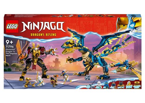 LEGO® Ninjago 71796 Le dragon élémentaire contre le robot de l’impératrice État correct LEGO Ninjago reconditionné disponible sur Fnac