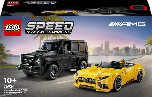 LEGO® Speed Champions 76924 Mercedes-AMG G 63 et Mercedes-AMG SL 63 État correct Lego Speed Champions reconditionné disponible sur Fnac