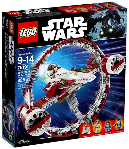 LEGO® Star Wars™ 75191 Jedi Starfighter™ avec Hyperdrive État correct LEGO Star Wars reconditionné disponible sur Fnac