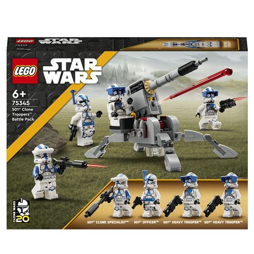 LEGO® Star Wars 75345 Pack de combat des Clone Troopers™ de la 501ème légion État correct LEGO Star Wars reconditionné disponible sur Fnac