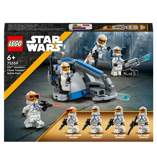 LEGO® Star Wars 75359 Pack de combat des Clone Troopers™ de la 332e Compagnie d’Ahsoka État correct LEGO Star Wars reconditionné disponible sur Fnac