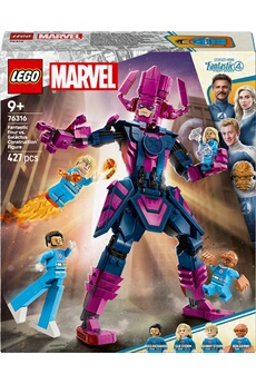 LEGO Super Heroes 76316 Les Quatre Fantastiques contre la figurine de Galactus Bon état Lego Marvel reconditionné disponible sur Darty