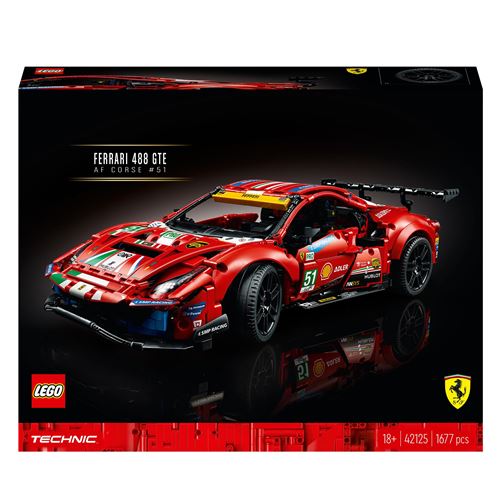 LEGO® Technic™ 42125 Ferrari 488 GTE AF Corse 51 État correct LEGO Technic reconditionné disponible sur Fnac