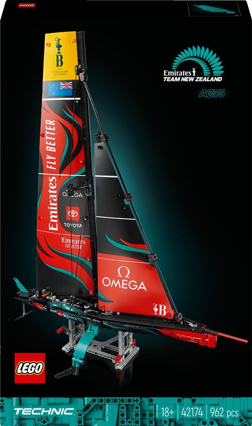 LEGO® Technic 42174 Yacht Emirates Team New Zealand AC75 État correct LEGO Technic reconditionné disponible sur Fnac