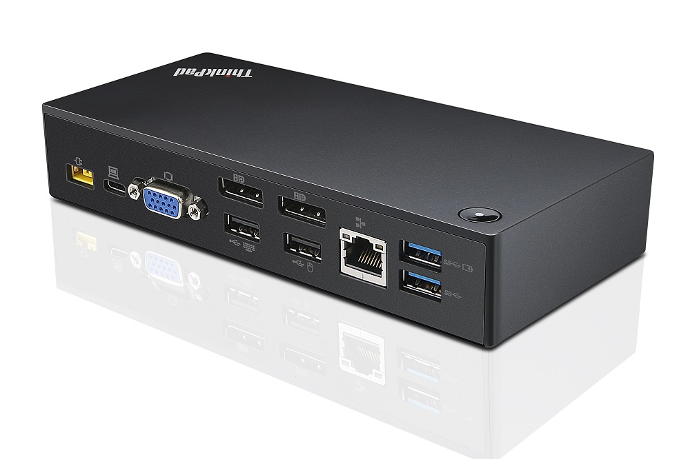 Lenovo 40A90090EU station d'accueil Avec fil USB 3.2 Gen 1 (3.1 Gen 1) Type-C Noir - Excellent état Parfait état Lenovo reconditionné photo 3 | Dero