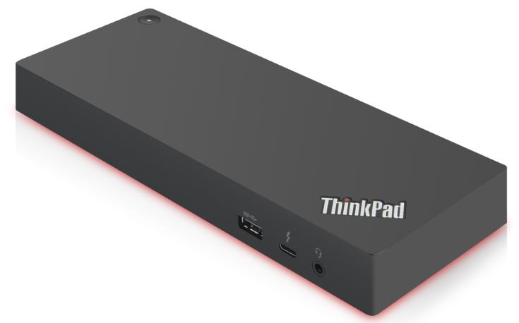 Lenovo 40AN0135UK station d'accueil Avec fil Thunderbolt 3 Noir - Très bon état Très bon état Lenovo reconditionné disponible sur Pixmania
