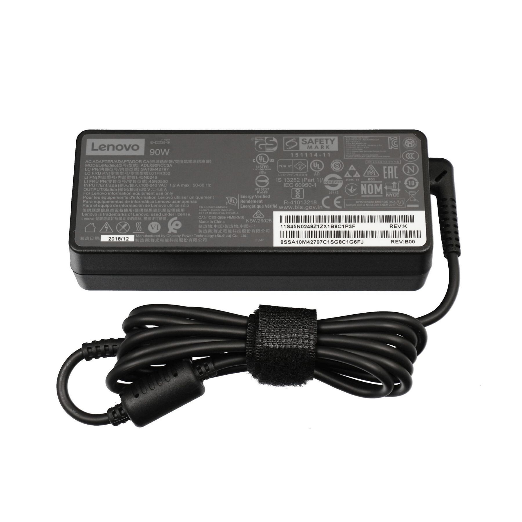 Lenovo ADLX90NLC3A Adaptateur secteur Noir 90 W Très bon état - 19,89 € Lenovo ADLX90NLC3A Adaptateur secteur Noir 90 W Très bon état Lenovo reconditionné disponible sur Refurbed | Dero