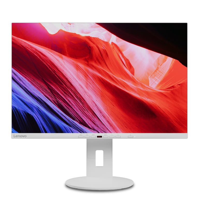 Lenovo C24d-20 écran plat de PC 61 cm (24 ) 1920 x 1200 pixels Full HD LED Gris, Blanc - Excellent état Parfait état Lenovo reconditionné disponible sur Pixmania
