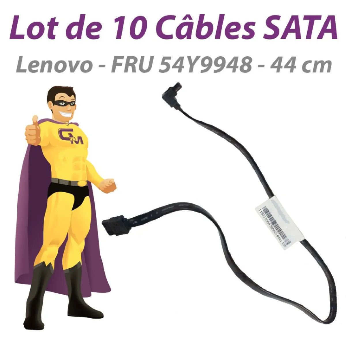 Lenovo Câbles SATA FRU 54Y9948 État correct - 14,95 € Lenovo Câbles SATA FRU 54Y9948 État correct Lenovo reconditionné disponible sur Rue du Commerce Seconde Vie