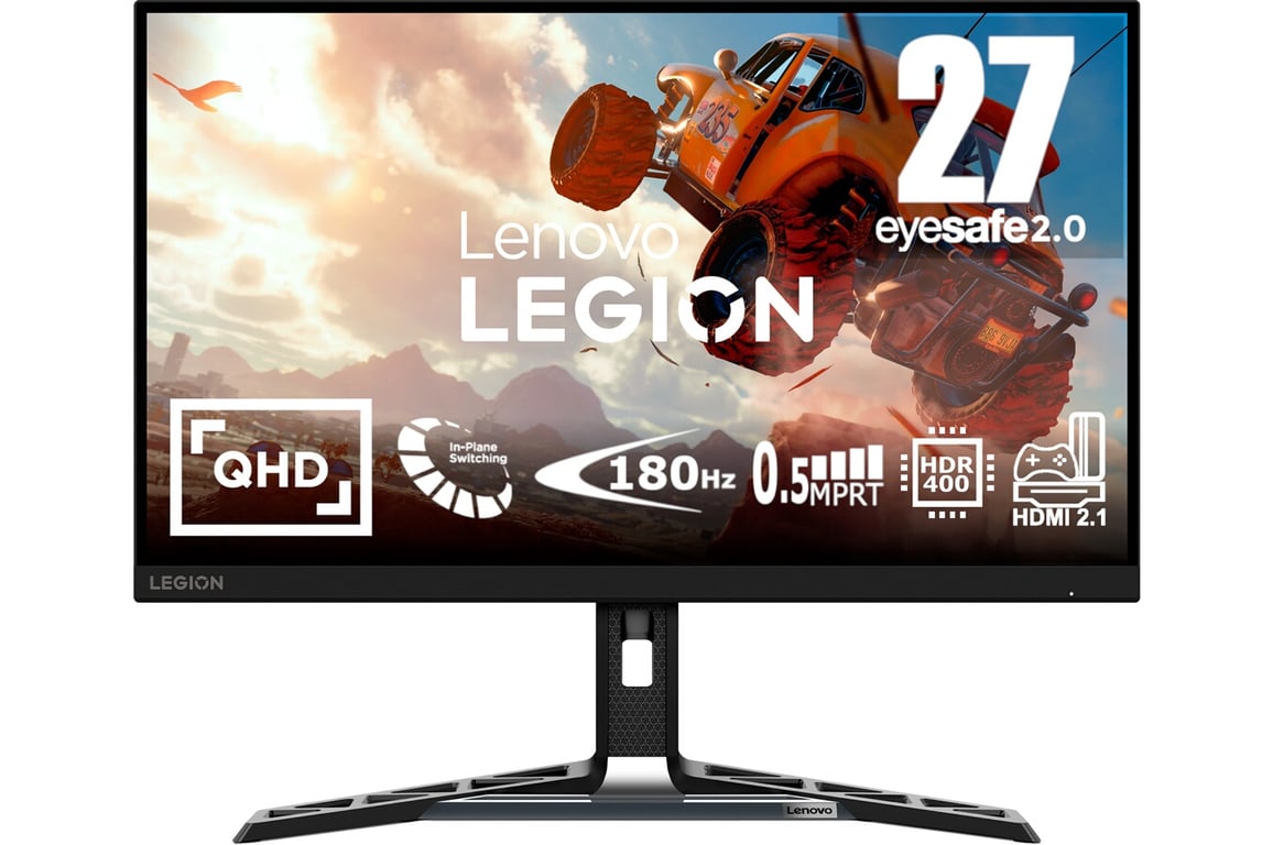 LENOVO LEGION R27qe 27'' QHD IPS 0.5MS MPRT 180HZ 450NITS REGLABLE HAUTEUR, INCLINABLE (TILT, SWIVEL, LIFT,PIVOT) - Excellent état Parfait état Lenovo reconditionné disponible sur Pixmania | Dero