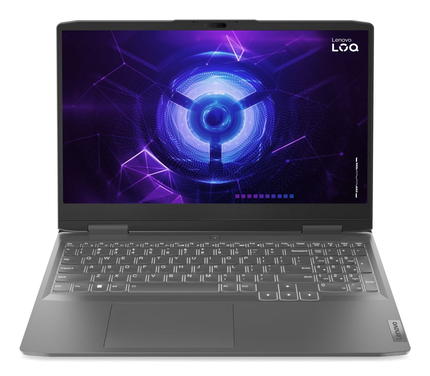 Lenovo LOQ 15IRH8 Intel® Core™ i7 i7-13620H Ordinateur portable 39,6 cm (15.6 ) Full HD 16 Go DDR5-SDRAM 512 Go SSD NVIDIA GeForce RTX 4050 Wi-Fi 6 (802.11ax) Windows 11 Home Français Gris - Très bon état Très bon état Lenovo reconditionné disponible sur Pixmania