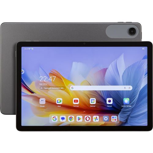 Lenovo Tab ZAEH - Tablette - Android 14 ou versions plus récentes - 64 Go eMMC - 10.1" IPS (1920 x 1200) - Logement microSD - gris luna - avec étui transparent État correct Lenovo reconditionné disponible sur Fnac