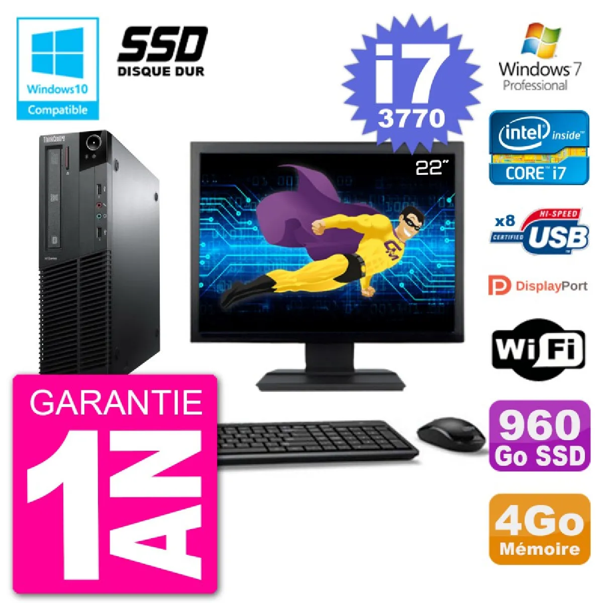 Lenovo ThinkCentre M82 - Écran 22" État correct - 759,95 € Lenovo ThinkCentre M82 - Écran 22" État correct Lenovo reconditionné disponible sur Rue du Commerce Seconde Vie