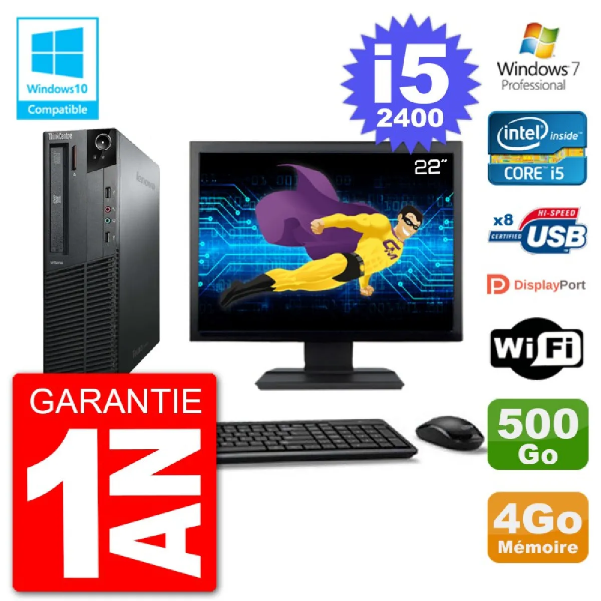 Lenovo ThinkCentre M82 SFF Ecran 22" État correct - 429,95 € Lenovo ThinkCentre M82 SFF Ecran 22" État correct Lenovo reconditionné disponible sur Rue du Commerce Seconde Vie