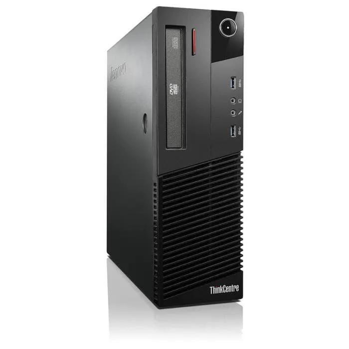 Lenovo ThinkCentre M83 3 GHz Intel® Core™ i5 de 4eme génération 4 Go 500 Go DVD-RW Windows 7 Professional refurbished - 149,00 € Lenovo ThinkCentre M83 3 GHz Intel® Core™ i5 de 4eme génération 4 Go 500 Go DVD-RW Windows 7 Professional refurbished reconditionné disponible sur Cdiscount Seconde Vie