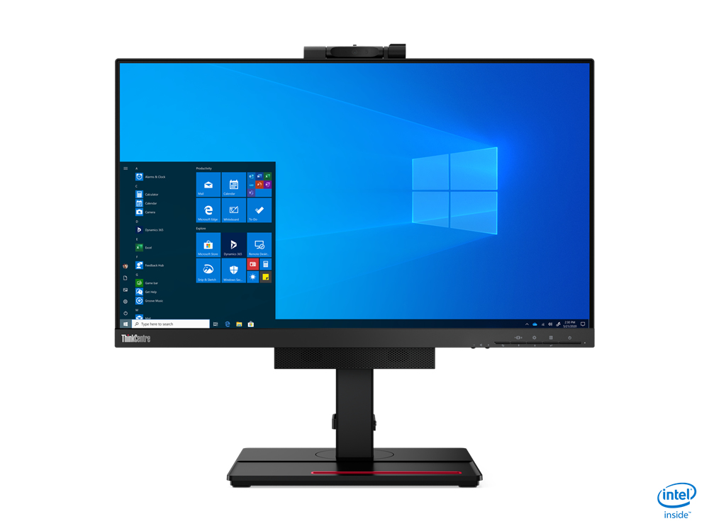 Lenovo ThinkCentre Tiny-In-One écran plat de PC 60,5 cm (23.8 ) 1920 x 1080 pixels Full HD LED Noir - Excellent état Parfait état Lenovo reconditionné disponible sur Pixmania