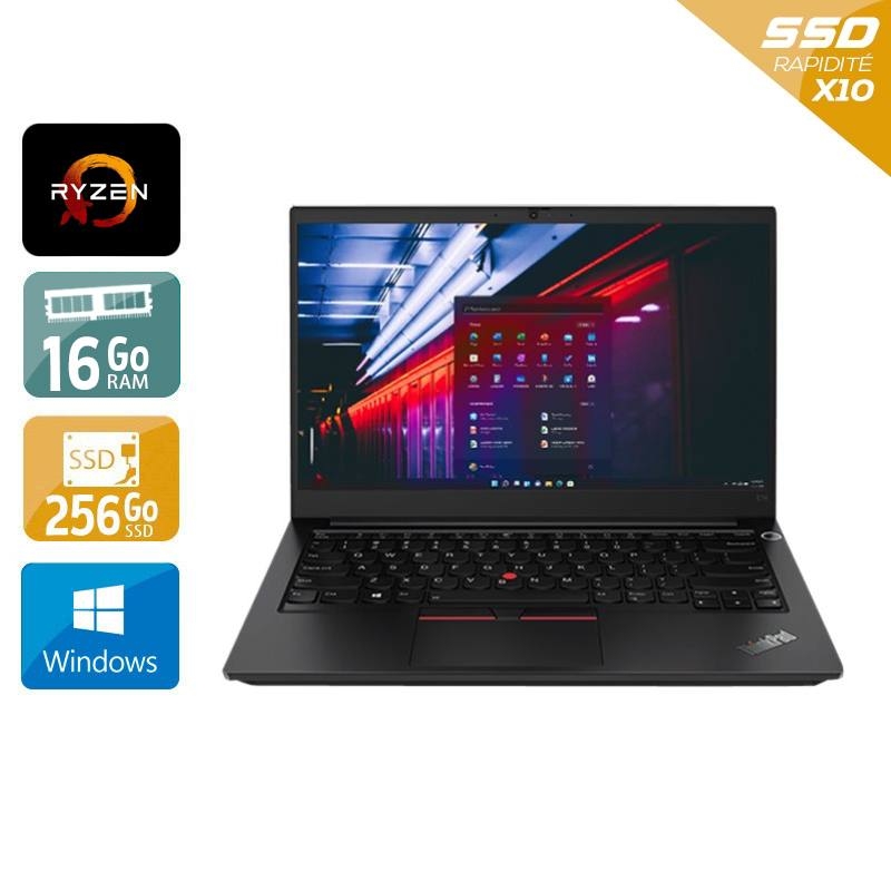 Lenovo ThinkPad E14 Gen 3 14'' Ryzen 3 - 16Go RAM 256Go SSD Windows 11 État correctOccasion certifiée reconditionnée Bon état reconditionné disponible sur Kiatoo