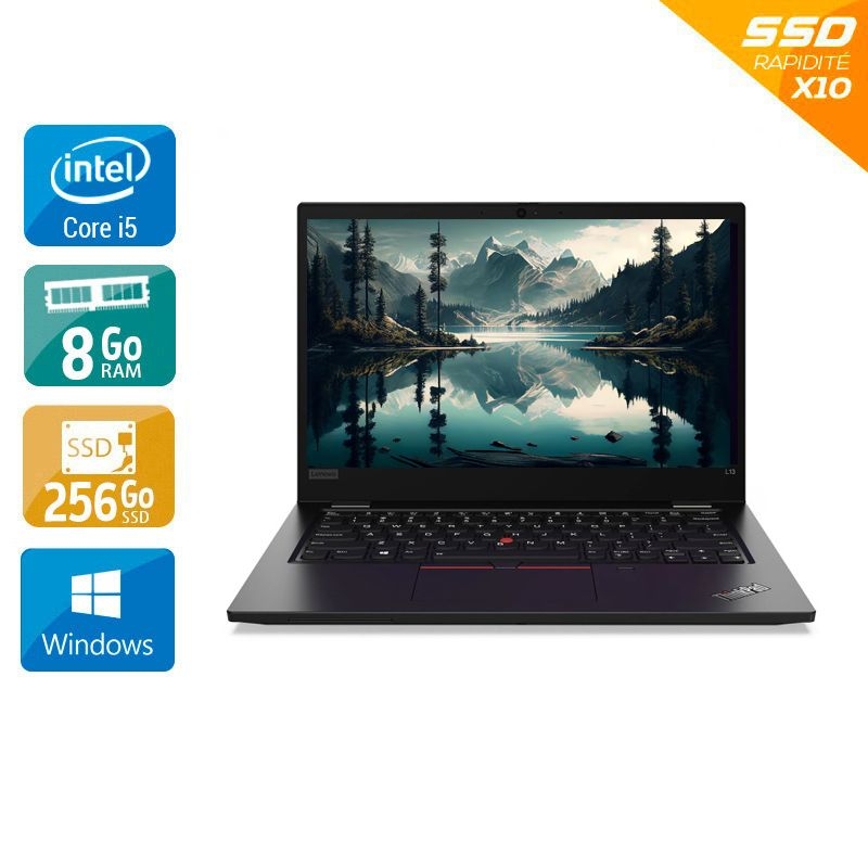 Lenovo ThinkPad L13 Gen 2 13,2'' i5 Gen 11 - 8Go RAM 256Go SSD Windows 11 - Etat du Produit : Bon état Bon étatOccasion certifiée reconditionnée Bon état reconditionné disponible sur Kiatoo