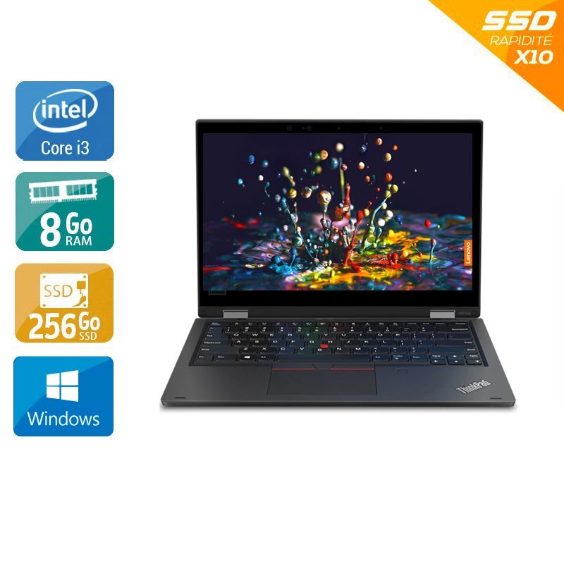 Lenovo ThinkPad L390 13,3'' i3 Gen 8 - 8Go RAM 256Go SSD Windows 11 État correctOccasion certifiée reconditionnée Bon état reconditionné disponible sur Kiatoo