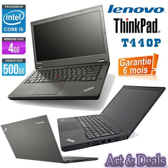 LENOVO ThinkPad T440p i5-4G-500Go Hdd Reconditionné - 159,00 € LENOVO ThinkPad T440p i5-4G-500Go Hdd Reconditionné Lenovo reconditionné disponible sur Cdiscount Seconde Vie