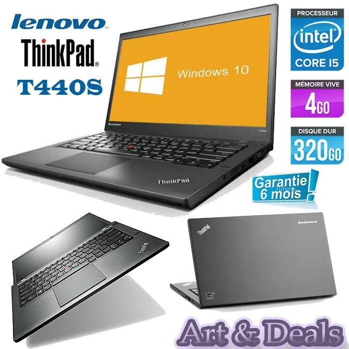 LENOVO ThinkPad T440S i5-4G-320Go hdd Reconditionné - 169,00 € LENOVO ThinkPad T440S i5-4G-320Go hdd Reconditionné Lenovo reconditionné disponible sur Cdiscount Seconde Vie