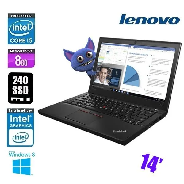 Acheter LENOVO THINKPAD T460 CORE I5 6300U 2.4Ghz 8GO SSD 240 Reconditionné - 194,00 € LENOVO THINKPAD T460 CORE I5 6300U 2.4Ghz 8GO SSD 240 Reconditionné Lenovo reconditionné disponible sur Cdiscount Seconde Vie