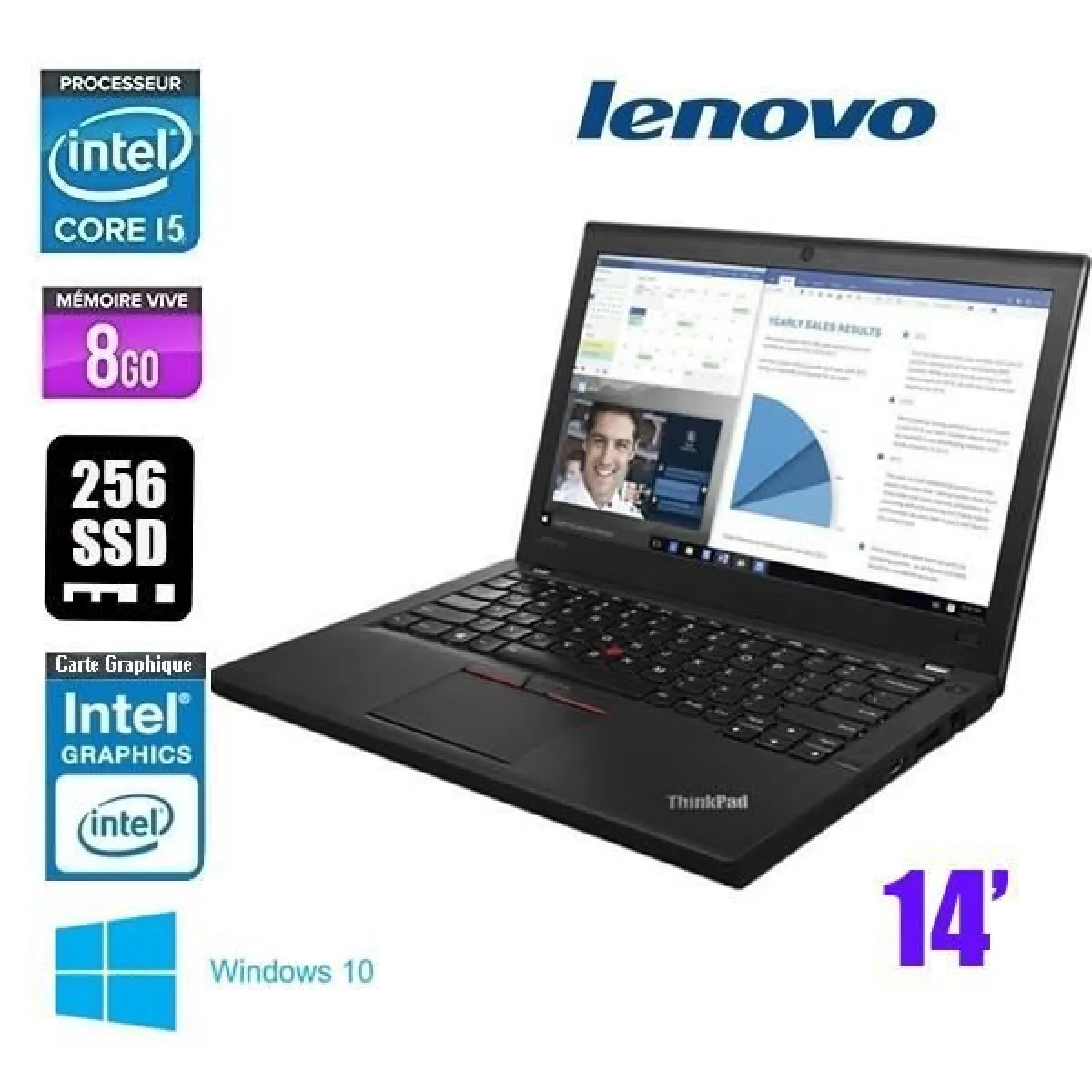 Acheter LENOVO THINKPAD T460S CORE I5 6200U 2.3Ghz 8GO 256SSD Reconditionné - 199,00 € LENOVO THINKPAD T460S CORE I5 6200U 2.3Ghz 8GO 256SSD Reconditionné Lenovo reconditionné disponible sur Rue du Commerce Seconde Vie