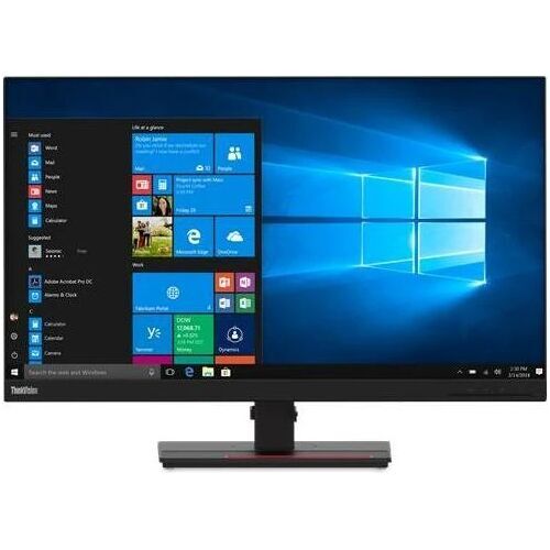 Lenovo ThinkVision T27q-20 27" avec pied Noir Bon état Lenovo reconditionné disponible sur Refurbed | Dero