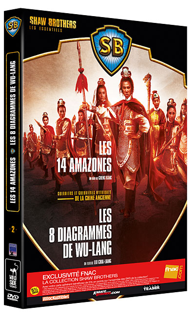 Les 14 Amazones - Les 8 diagrammes de Wu-Lang - Bipack État correct reconditionné disponible sur Fnac