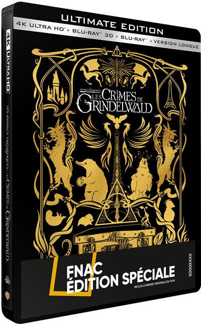 Les Animaux fantastiques 2 : Les Crimes de Grindelwald SteelBook® Edition Spéciale Fnac Blu-ray 4K Ultra HD État correct reconditionné disponible sur Fnac