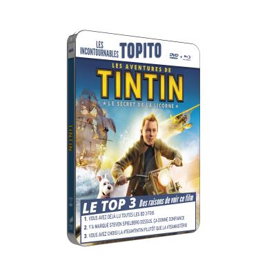 Les aventures de Tintin Le secret de la licorne Boîtier métal Combo Blu-ray + DVD État correct reconditionné disponible sur Fnac