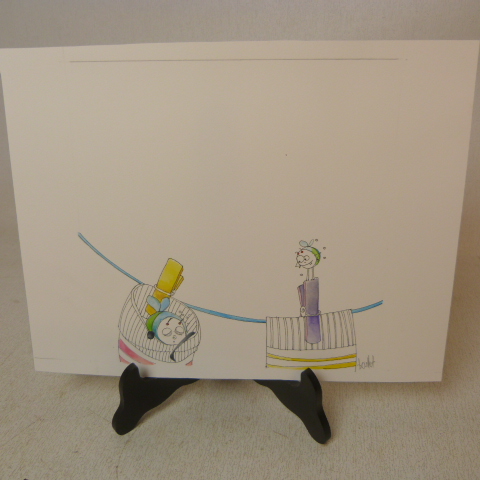 Acheter "Les Chaussettes de Miss Abeille" Dessin de BOULLET Bénédicte 30.5 cm x 23 cm Bon état - 10,00 € "Les Chaussettes de Miss Abeille" Dessin de BOULLET Bénédicte 30.5 cm x 23 cm Bon état reconditionné disponible sur Label Emmaüs