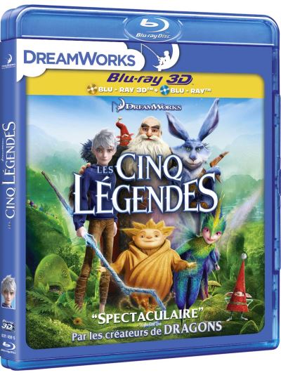 Les cinq légendes Combo Blu-ray 3D + 2D + DVD État correct reconditionné disponible sur Fnac