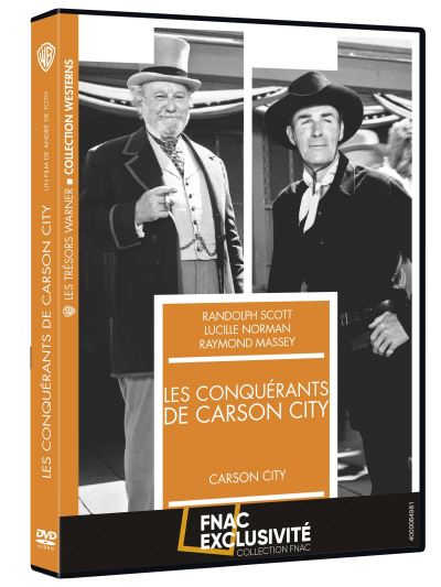 Les conquérants de Carson City Exclusivité Fnac DVD État correct - 41,20 € Les conquérants de Carson City Exclusivité Fnac DVD État correct reconditionné disponible sur Fnac