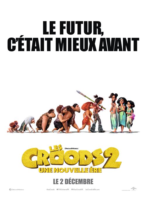 Les Croods 2 - 2020 - Le Futur c'était mieux avant - 40x60cm - Affiche de cinéma originale pliée État correct reconditionné disponible sur Fnac