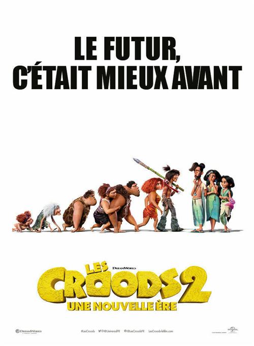 Les Croods 2 - Le Futur c'était mieux Avant - 116x158cm - Affiche de cinéma originale pliée État correct N/A reconditionné disponible sur Fnac