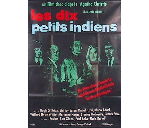 Les Dix Petits Indiens AFFICHE CINEMA ORIGINALE État correct N/A reconditionné disponible sur Fnac