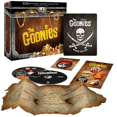 Les Goonies Edition Collector SteelBook® Blu-ray 4K Ultra HD État correct - 135,06 € Les Goonies Edition Collector SteelBook® Blu-ray 4K Ultra HD État correct reconditionné disponible sur Fnac