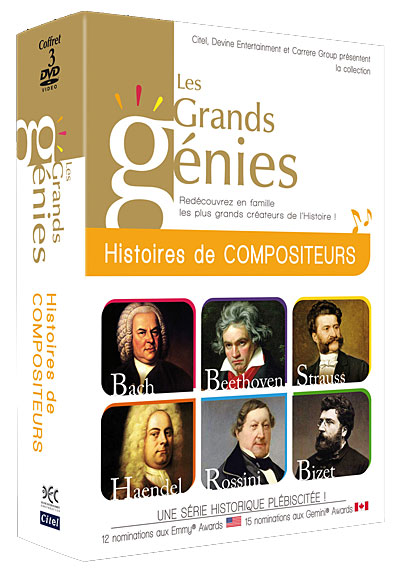 Acheter Les Grands Génies - Histoires de Compositeurs - Coffret État correct - 11,38 € Les Grands Génies - Histoires de Compositeurs - Coffret État correct reconditionné disponible sur Fnac