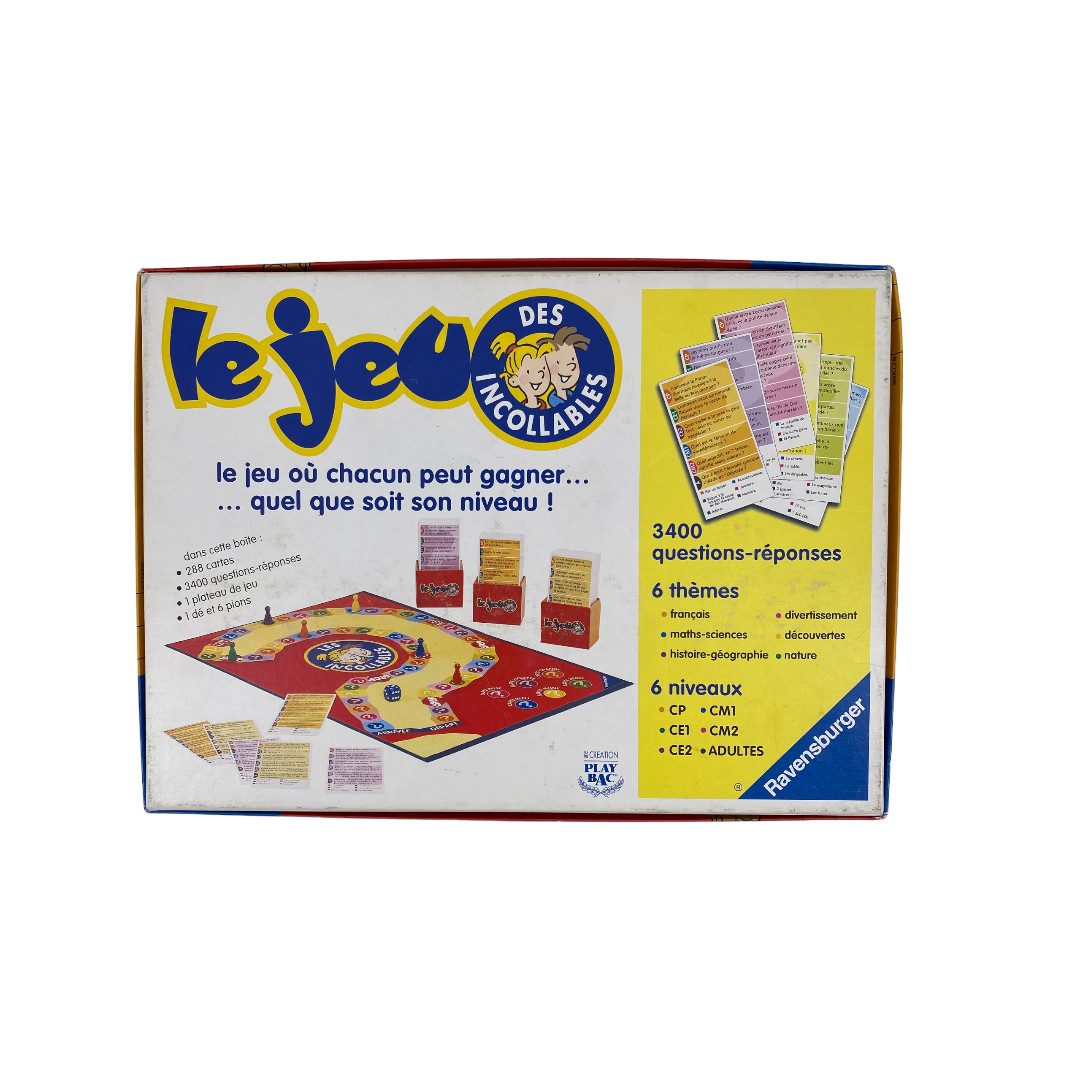 Voir photo 2 de Les incollables - Le jeu- Édition 2003 Les incollables - Le jeu- Édition 2003 Parfait état reconditionné photo 2