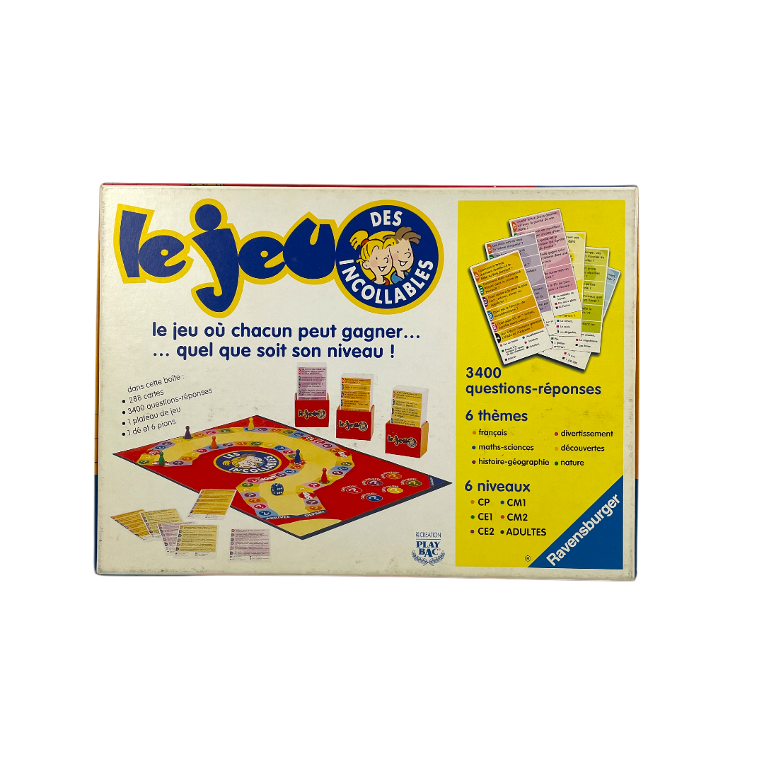 Voir photo 3 de Les incollables - Le jeu- Édition 2003 Les incollables - Le jeu- Édition 2003 Très bon état reconditionné photo 3