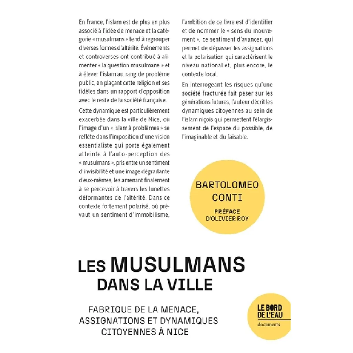 Acheter Les musulmans dans la ville : fabrique de la menace, assignations et dynamiques citoyennes à Nice État correct - 17,22 € Les musulmans dans la ville : fabrique de la menace, assignations et dynamiques citoyennes à Nice État correct N/A (Il ne s'agit pas d'une marque reconditionné disponible sur Rue du Commerce Seconde Vie