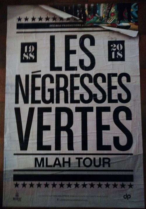 Les Négresses Vertes - MLAH Tour - AFFICHE État correct N/A reconditionné disponible sur Fnac