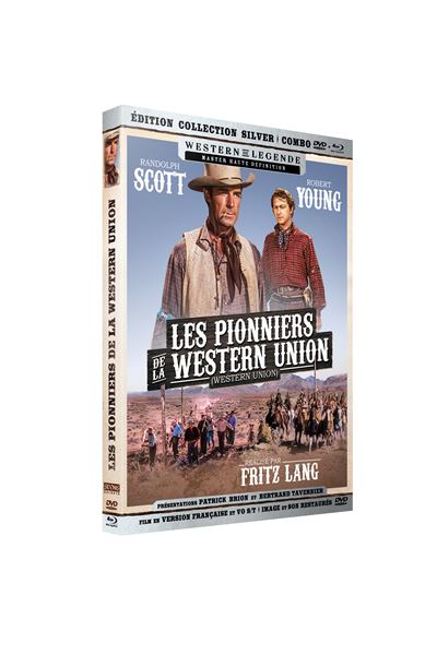 Les Pionniers de la Western Union Combo Blu-ray DVD État correct reconditionné disponible sur Fnac