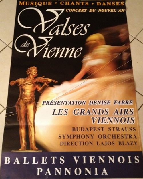 Les Valses De Vienne - 80x120 cm - AFFICHE / POSTER État correct reconditionné disponible sur Fnac